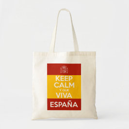 Keep Calm y que viva España トートバッグ