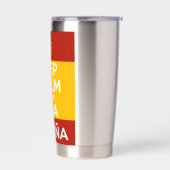 Keep Calm y que viva España 保温保冷タンブラー (左面)