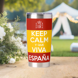 Keep Calm y que viva España 保温保冷タンブラー