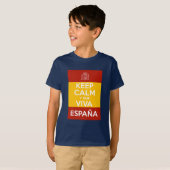 Keep Calm y que viva España Tシャツ (正面フル)