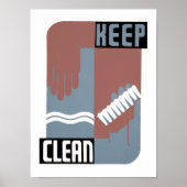 Keep Clean ポスター (正面)