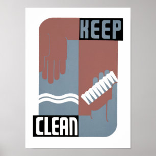 Keep Clean ポスター
