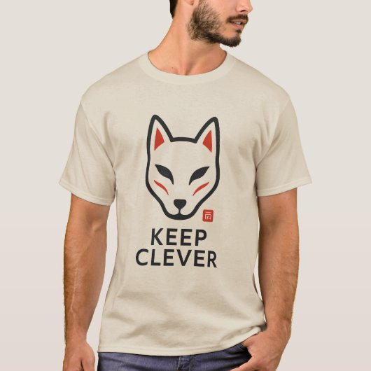 Keep Clever Kitsune T-Shirt Tシャツ (正面)