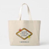 Keep Colfax Cool Jumbo Canvas Tote Bag ラージトートバッグ (裏面)