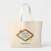 Keep Colfax Cool Jumbo Canvas Tote Bag ラージトートバッグ (正面)