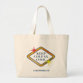 Keep Colfax Cool Jumbo Tote Bag ラージトートバッグ (正面)