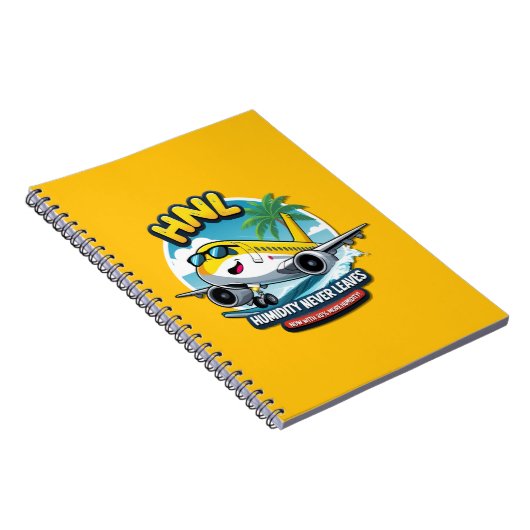 Keep Cool with this HNL Airport Code Notebook ノートブック (右側)
