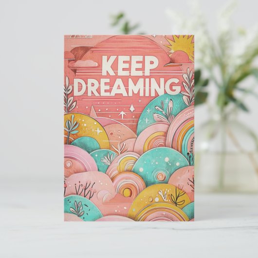 KEEP DREAMING 招待状 (スタンド正面)