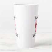 Keep Fighting カフェラテマグ (正面)