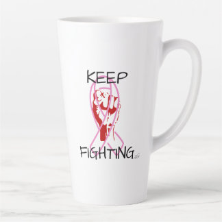 Keep Fighting カフェラテマグ