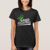 Keep Fighting Cerebral Palsy & Glaucoma Warrior Aw Tシャツ (正面)