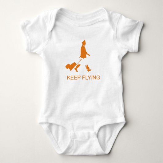 Keep Flying - Airline Pilot Tシャツ (正面)