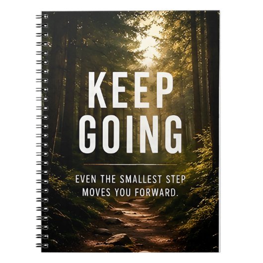 Keep Going モチベーション ノートブック (正面)
