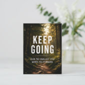 Keep Going モチベーション ポストカード (スタンド正面)