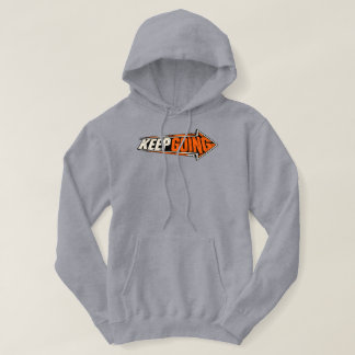 Keep Going 矢印 | ビンテージモチベーショナルストリートウェア パーカ