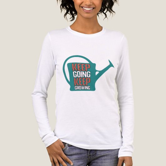 Keep Going Keep Growing Inspiration Mental Health トライブレンドＴシャツ (正面)