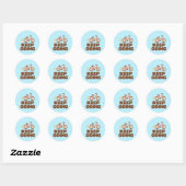 KEEP GOING Motivational Round Sticker ラウンドシール (シート)