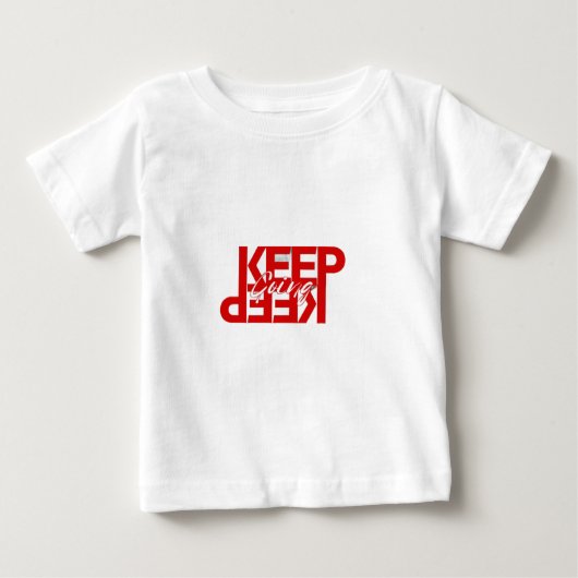 Keep Going – Motivational T-Shirt / Hoodie ベビーTシャツ (正面)