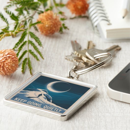 Keep Going, Quietly キーホルダー (側面)