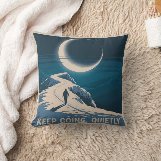 Keep Going, Quietly クッション (ブランケット)