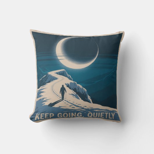 Keep Going, Quietly クッション (正面)