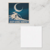 Keep Going, Quietly コーリングカード (正面/裏面)
