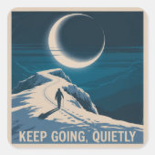 Keep Going, Quietly スクエアシール (正面)