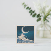 Keep Going, Quietly スクエア名刺 (スタンド正面)