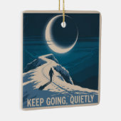 Keep Going, Quietly セラミックオーナメント (右)