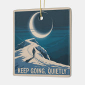 Keep Going, Quietly セラミックオーナメント (左)
