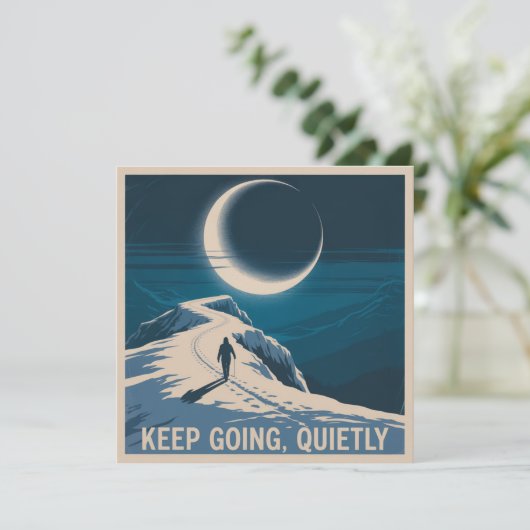 Keep Going, Quietly 招待状 (スタンド正面)