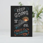 KEEP GOING TOWARDS YOUR GOAL ONE DAY, YOU WILL サンキューカード (スタンド正面)