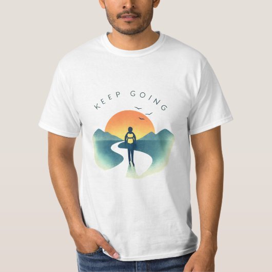 Keep Going Vintage Road Journey Tee Tシャツ (正面)