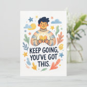 Keep Going, You’ve Got This Encouragement Card シーズンカード (スタンド正面)