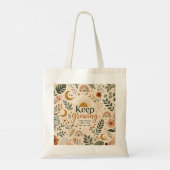 Keep Growing Boho Botanical Crossbody Bag | Floral トートバッグ (裏面)