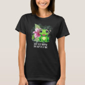 Keep Hoppin' Colorful Frog Tee Tシャツ (正面)