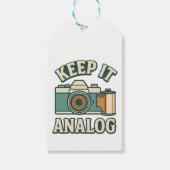 Keep it analog ギフトタグ (正面)