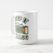 Keep it analog コーヒーマグカップ (正面左)