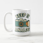 Keep it analog コーヒーマグカップ (左)