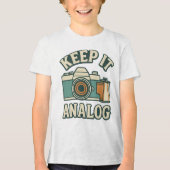 Keep it analog トライブレンドＴシャツ (正面)