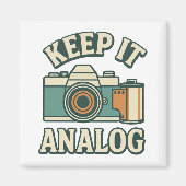 Keep it analog マグネット (正面)
