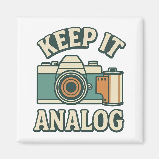 Keep it analog マグネット (正面)