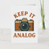 Keep it analog 箔シーズンカード (正面)