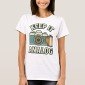 Keep it analog tシャツ (正面)