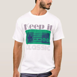 Keep It Classic – Retro Console Design Tシャツ