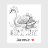 Keep It Classy Elegant Swan シール (シート)