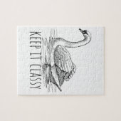 Keep It Classy Elegant Swan ジグソーパズル (横)
