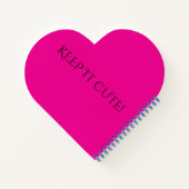 KEEP IT CUTE SERIES - ネイビーブルー ノートブック (裏面)