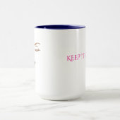 KEEP IT CUTE SERIES - ネイビーブルー マグカップ (中央)