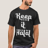 Keep it halal tシャツ (正面)